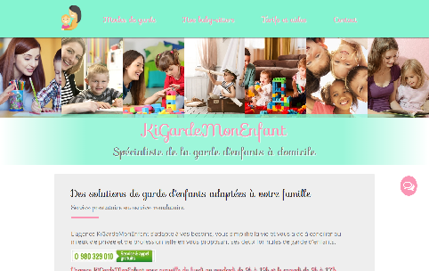 Réalisation du site internet de garde d'enfants Drupal 8 KiGardeMonEnfant.fr