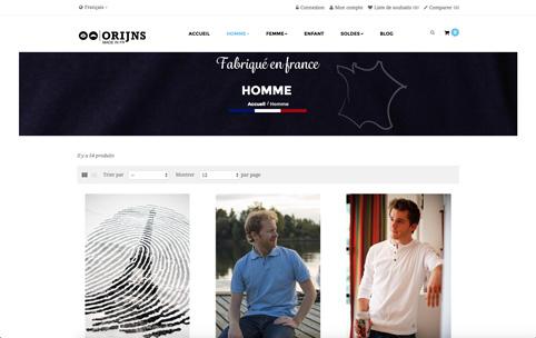 Orijns Prestashop responsive